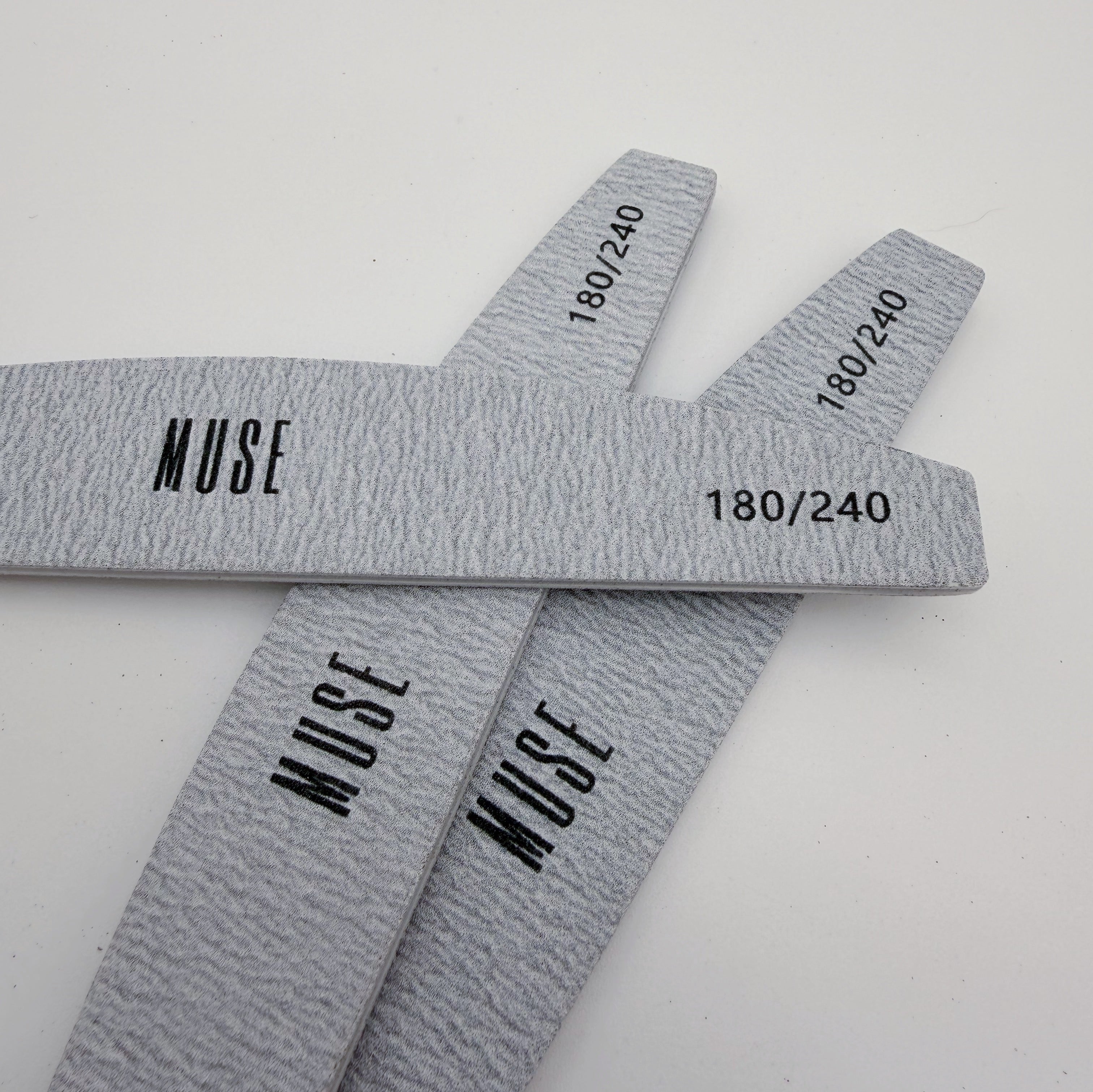 Crescent Nail files 180/240 grit (25 pcs)